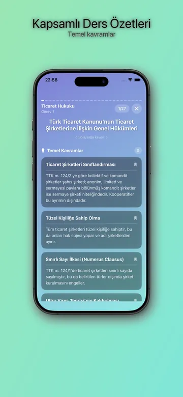Kapsamlı Ders Özetleri