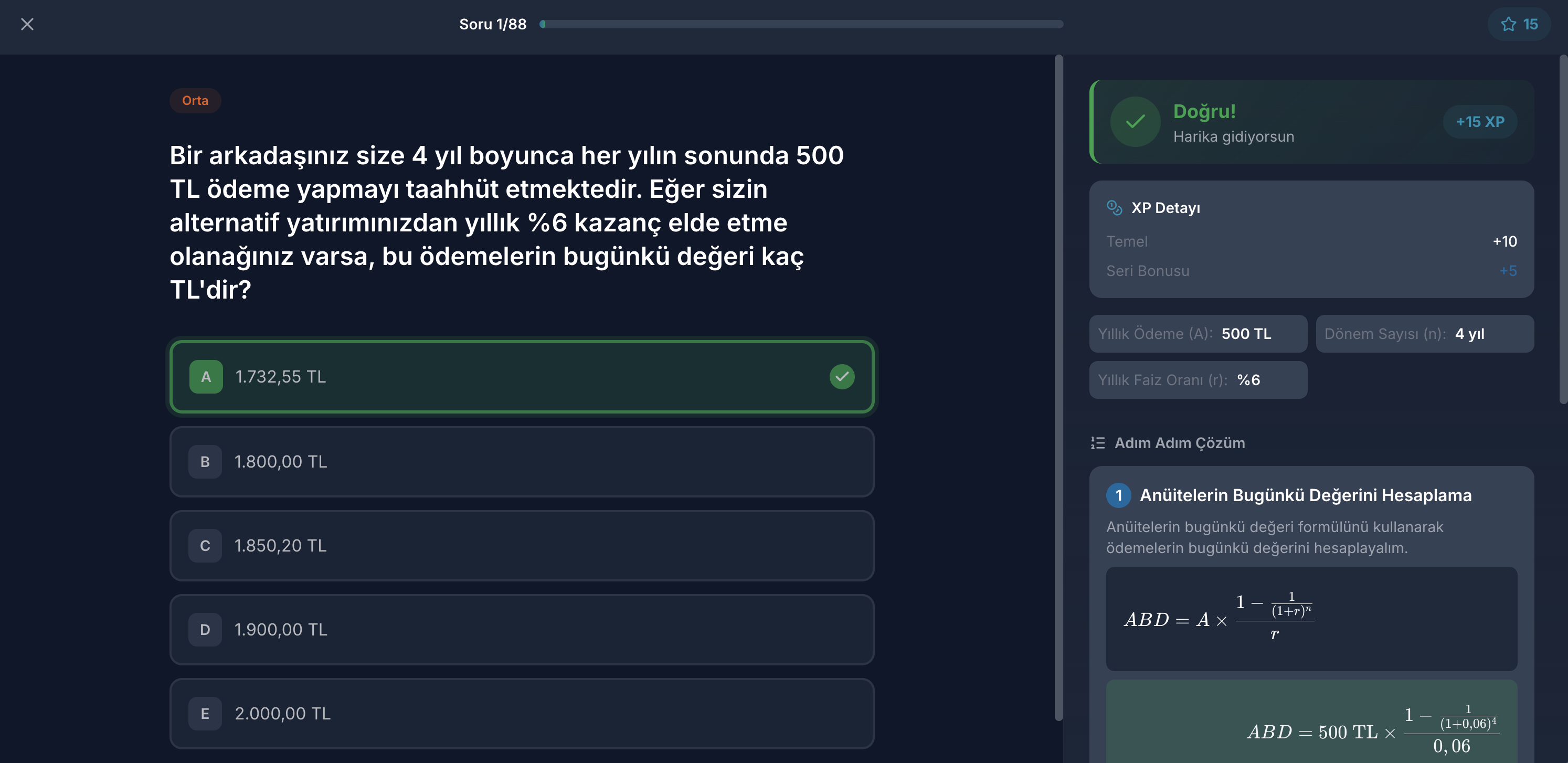 Adım Adım Çözümler